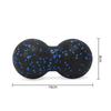 Erdnuss-Massageball 16x8cm zur Muskelentspannung und Triggerpunkt-Therapie Rücken Schulter Nacken Taille Bein Trainingsgerät