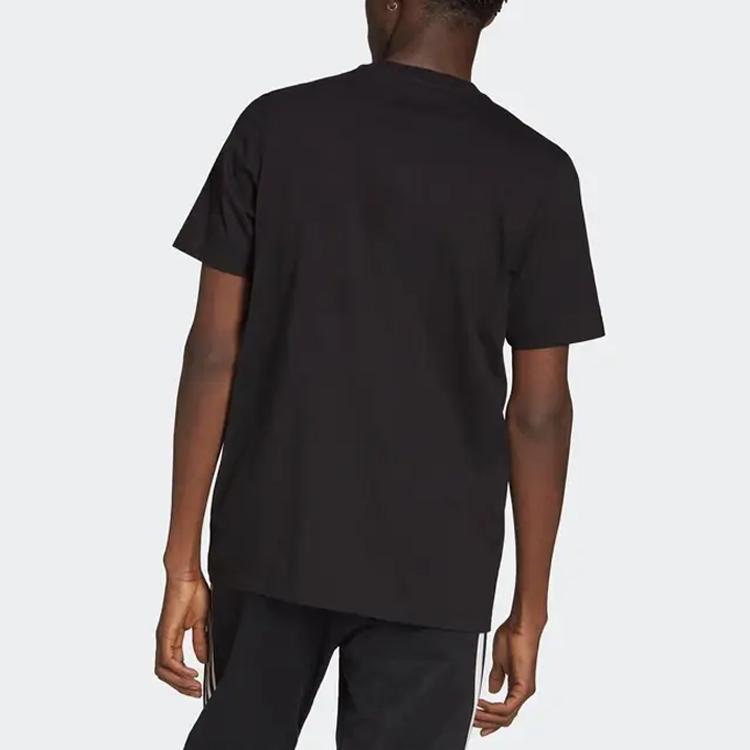 adidas T Shirts Men's Black Crew Neck Moderate Straight Fit GT2271