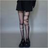 Women'S Spider Fishnet Stocking Sexy Hollow Garter Bat Dark Gothic Mesh Leggings Lolita Jk Tights Halloween Cosplay Pantyhose