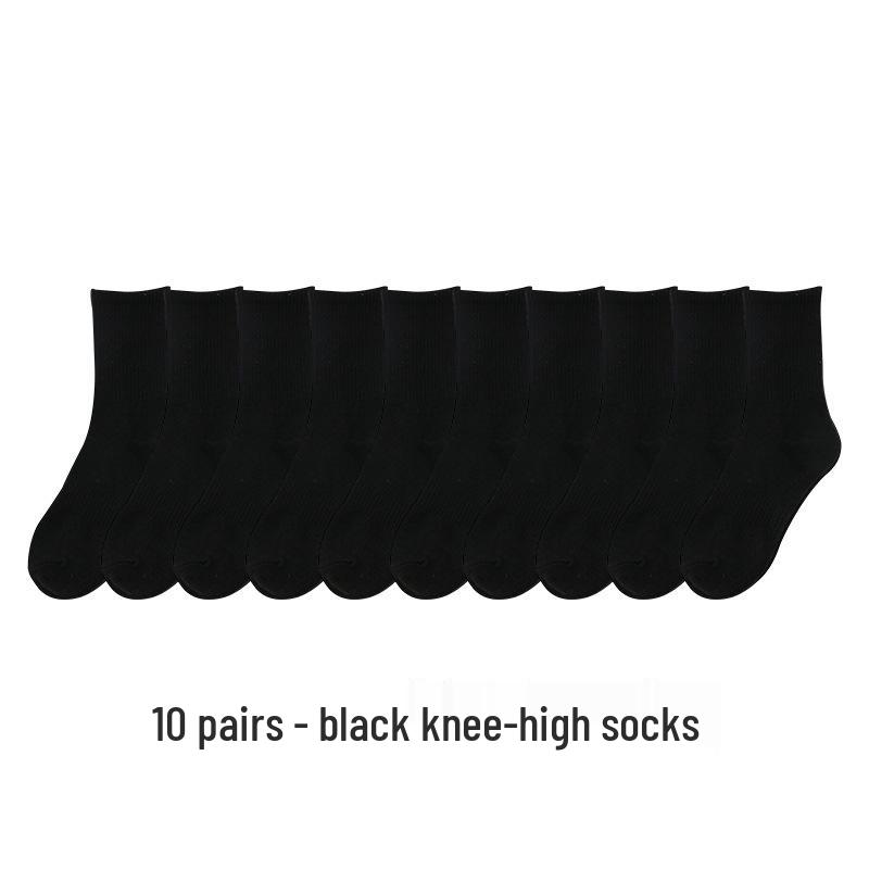 Unisex Ankle & Mid-Calf Sports Socks - Solid Colors for All Seasons
