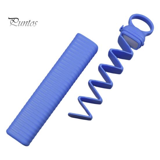 

Форма для льоду Легко натискати Піднос для кубиків льоду з кришкою Багаторазовий льодогенератор для морозильної камери Антипригарний Герметичний Форма для льоду синій