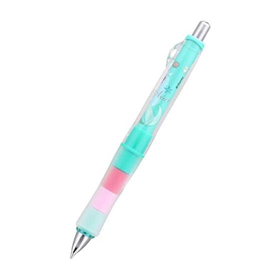 Sun-Star Stationery Disney Dr. Grip Mechanical Pencil 0.5mm Ariel S4481615 with Shake-to-Write Mechanism and Interchangeable Ring Grips