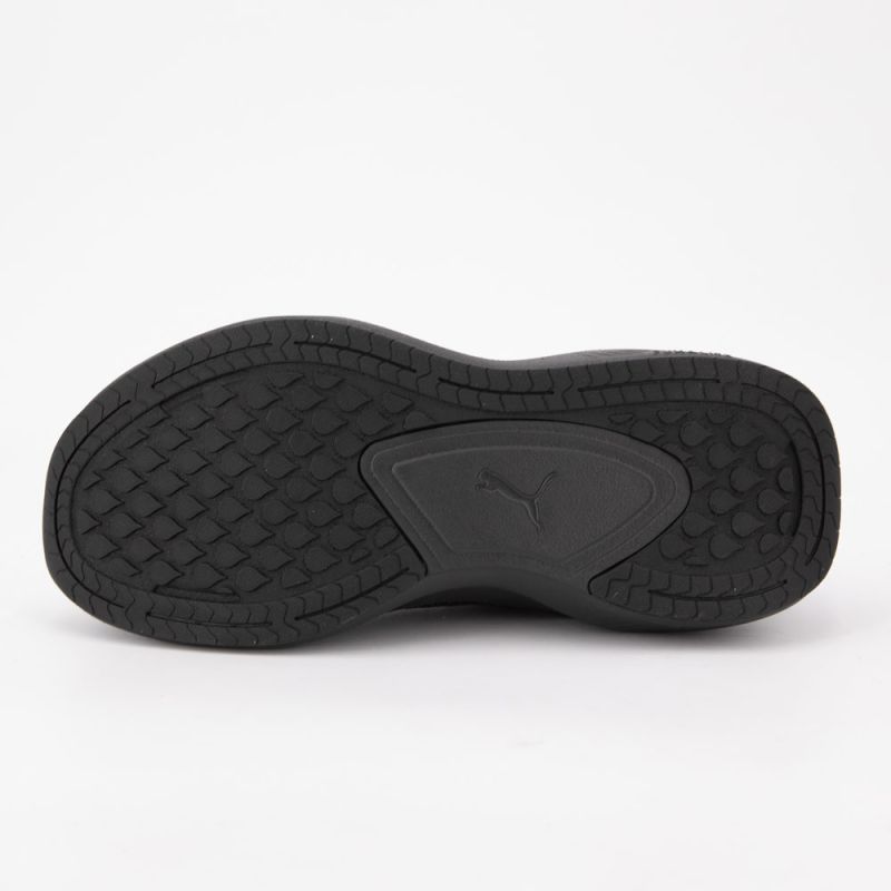 Women's PUMA Black Grissky Rocket Lite Engineered Canvas Sneakers