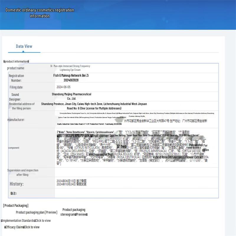 Dr. Ling Przeciwzmarszczkowy i Ujędrniający Krem pod Oczy