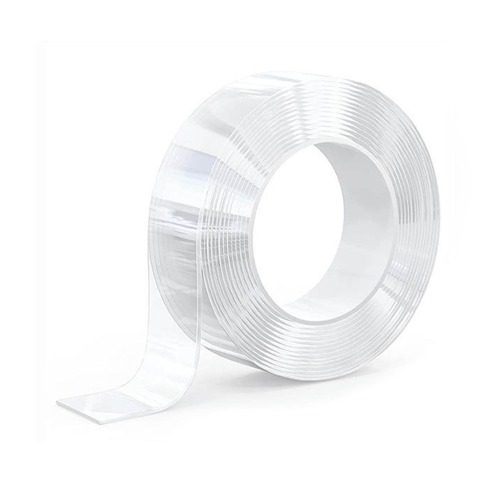 

2/3/5 м Двусторонняя клейкая лента Сверхпрочная Прозрачная Моющаяся Ультрапрочная Двусторонняя Монтажная лента Полоски для украшения 5
