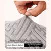Easy Care Stretchable Bar Round Stool Cover Breathable Soft Seat Protector Elastic Skin-Friendly Chair Slipcover Home Use