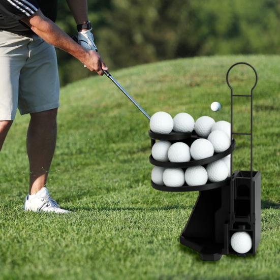 Golf Ball Launcher Automatic Golf Ball Dispenser 25 Ball Capacity