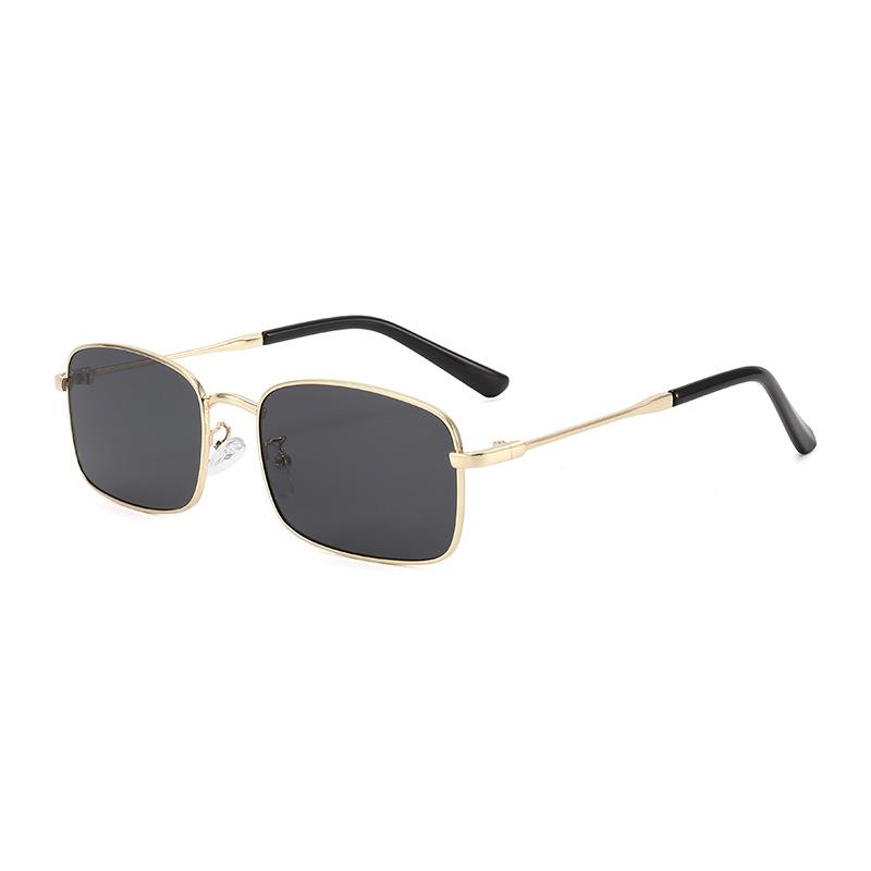 New Metal Men's Sunglasses Box Personalized Sunglasses Sunscreen UV Protection Driving Sunglasses