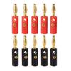 Audio Connector 4mm Gold Plated Lantern Plug With Screws For Diy Hifi Projects