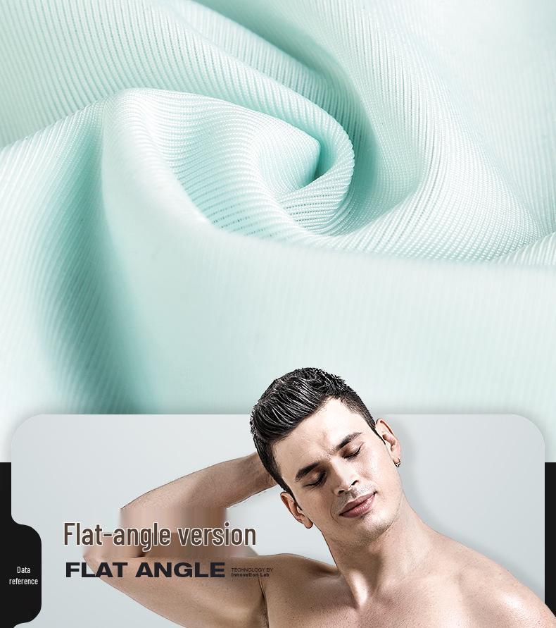 Men's Seamless Ice Silk Triangle Briefs - Breathable, Thin, Mid-Waist Sports Underwear for Summer