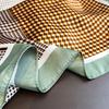 Imitation Silk Square Scarf For Women SpringSummer Print Shawl Decoration Bandanna Neckerchief Luxury Headband Hijab