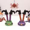 Halloween Decoration 11inch Witch Legs Spooky Party Props Crafts Supplies Leg Ornament