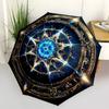 1pc Cosmic Portal Automatic Folding Umbrella with 8 Bones, 3-Fold Compact Umbrella, Compact Design On-the-Go Essential, casual outdoor acces