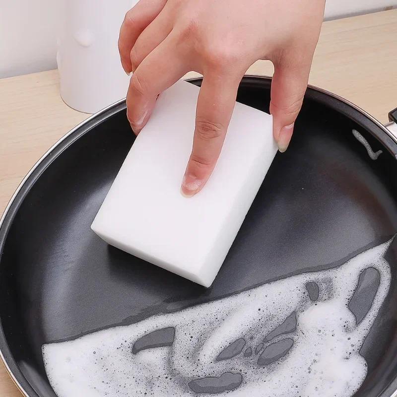 Household Cleaning Tools 2-20PCS White Magic Sponge Cleaner  Nano Melamine Cleaning Sponge for Dish Washing Kitchen Bathroom