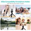 Smartphone Clamp Holder Phone Mount Adapter Phone Clip for Tripod Selfie Stick with Detachable Clamp 360 degrees