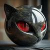 Black Cat Figurine Statue Halloween Decor Resin Sculpture Stone Texture Ornament For Home Office Bookshelf Display Craft Gift