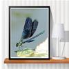 5D DIY Diamond Painting Dragonfly Painting Cross Stitch Kit Mosaic Diamond Embroidery Rose Full Round/Square Drill Home Decoration