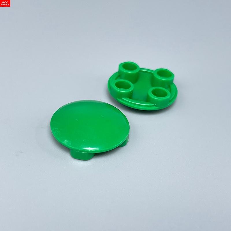 Non-Toxic Moc Bricks Plate Round 2X2 With Rounded Bottom 2654 28558 Road Stone Model Architecture City Building Blocks Kids Toys