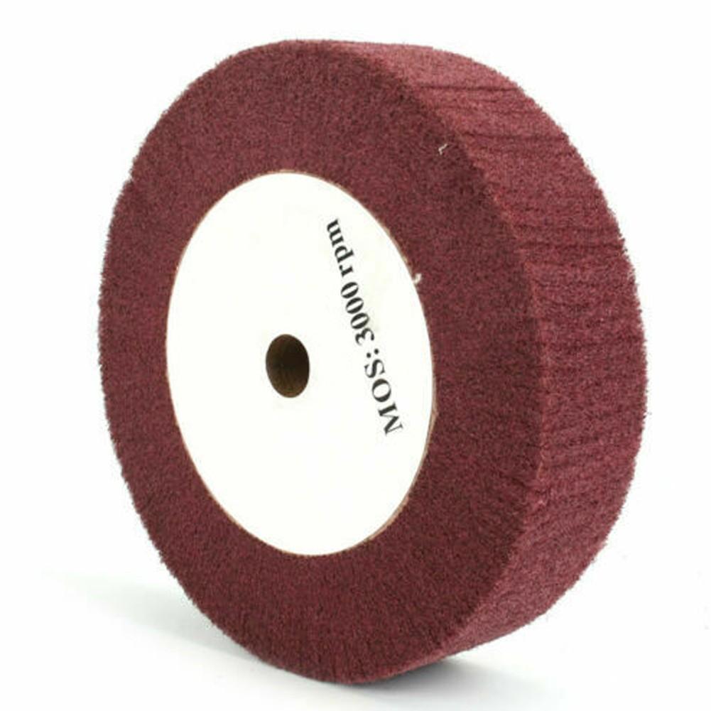 5" Abrasive Nylon Grinding Wheel 320# Non-Woven Flap Polishing Disc