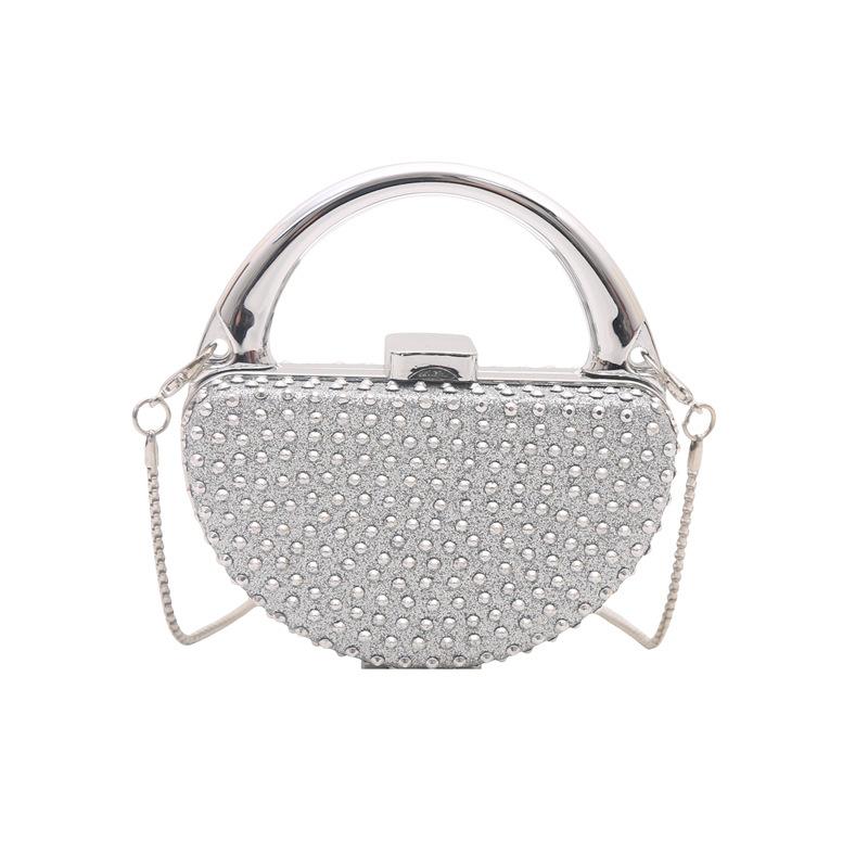 Mini Hollow out Crossbody Decorative Wallet Lock Buckle Hard Acrylic Daily Match Small Bag New 2026 Trendy Small Purse