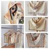 National Style Sunscreen Scarf Windproof Windproof Headdress Silk Scarf Hat  Spring Summer