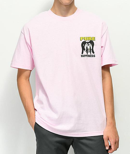 26 Zumiez A-Lab Pure Happiness Pink Tee Shirt New Unisex T-Shirt L