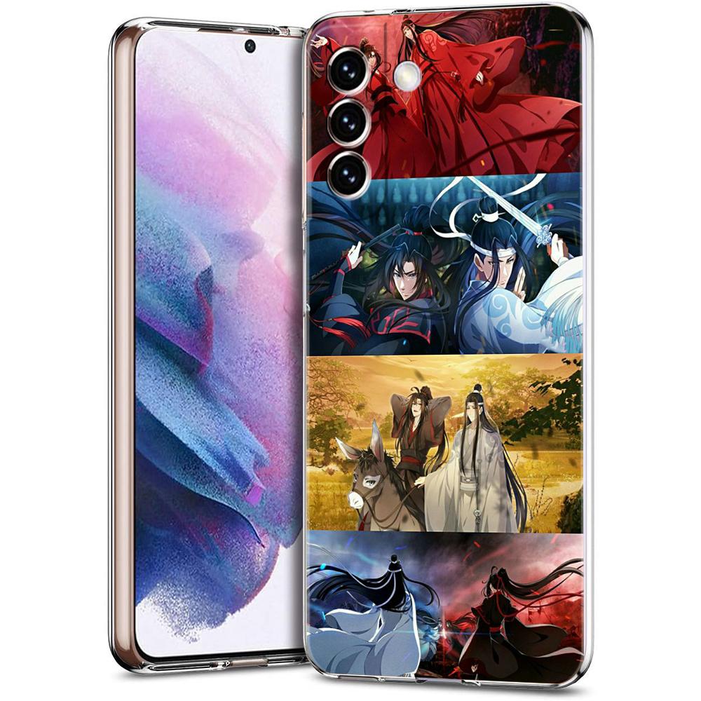 

Mo Dao Zu Shi Phone Case for Samsung Galaxy S23 S20 FE S22 S21 Ultra M21 M22 M32 S10 S10E S9 S8 Plus 5G Transparent Shell Capas Samsung S10