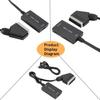 SCART to HDMI Converter with Cable 1080P Scart in HDMI Out HD 720P/1080P Switch Video Audio Converter Adapter for HDTV