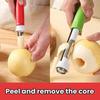 Stainless Steel Fruit Peeler Telescopic Fruit Pitter Multifunctional Core Removal Tool  Carrot