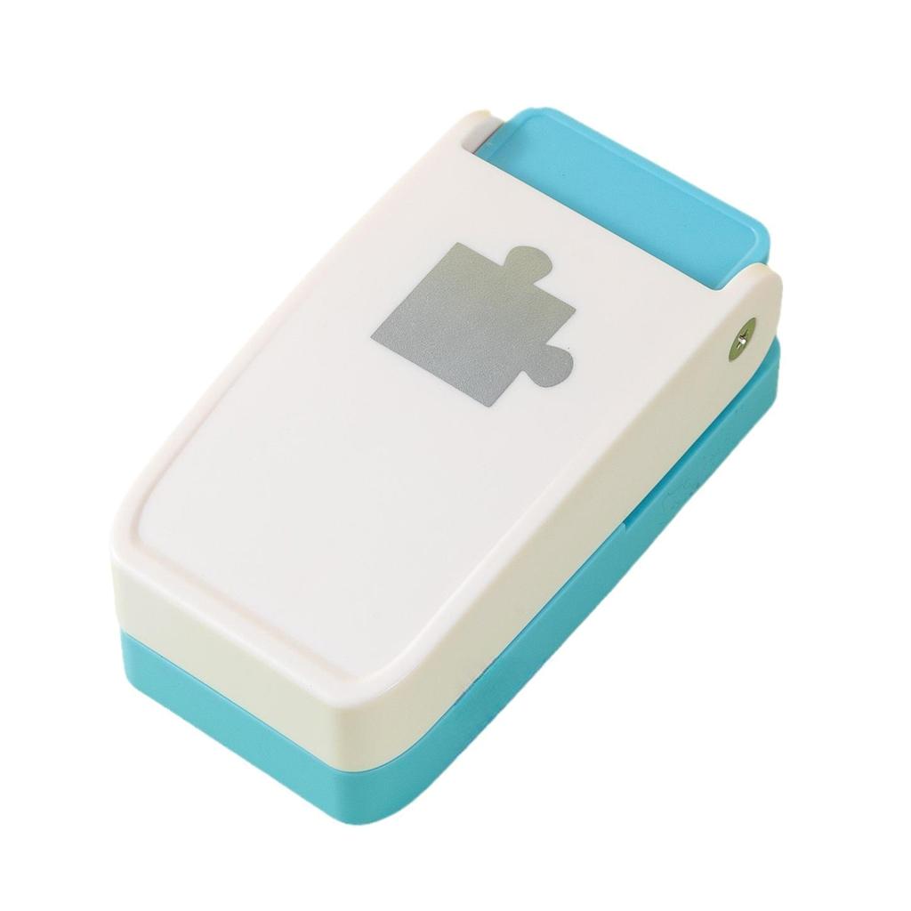 Precise Jigsaws Crafting Punch for Scrapbooking and Card Making, Easy to Use Paper Hole Cutter (1pc)
