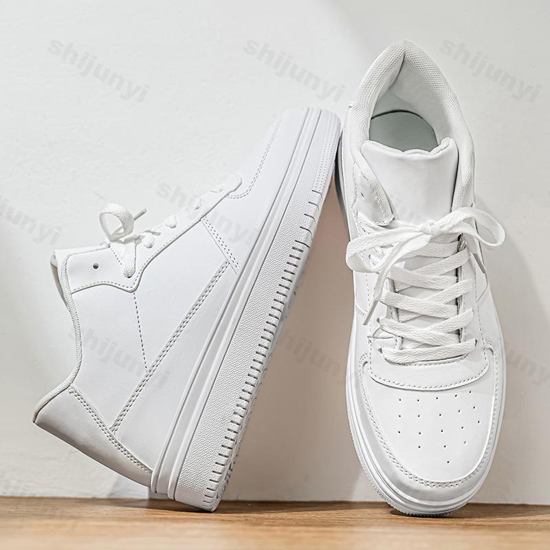 

Ccise Niche Design High Top Thick Soled Casual Sports Shoes for Men s 2026 Autumn Fash Versatile Comfortable Chunky sneakers 48 білий