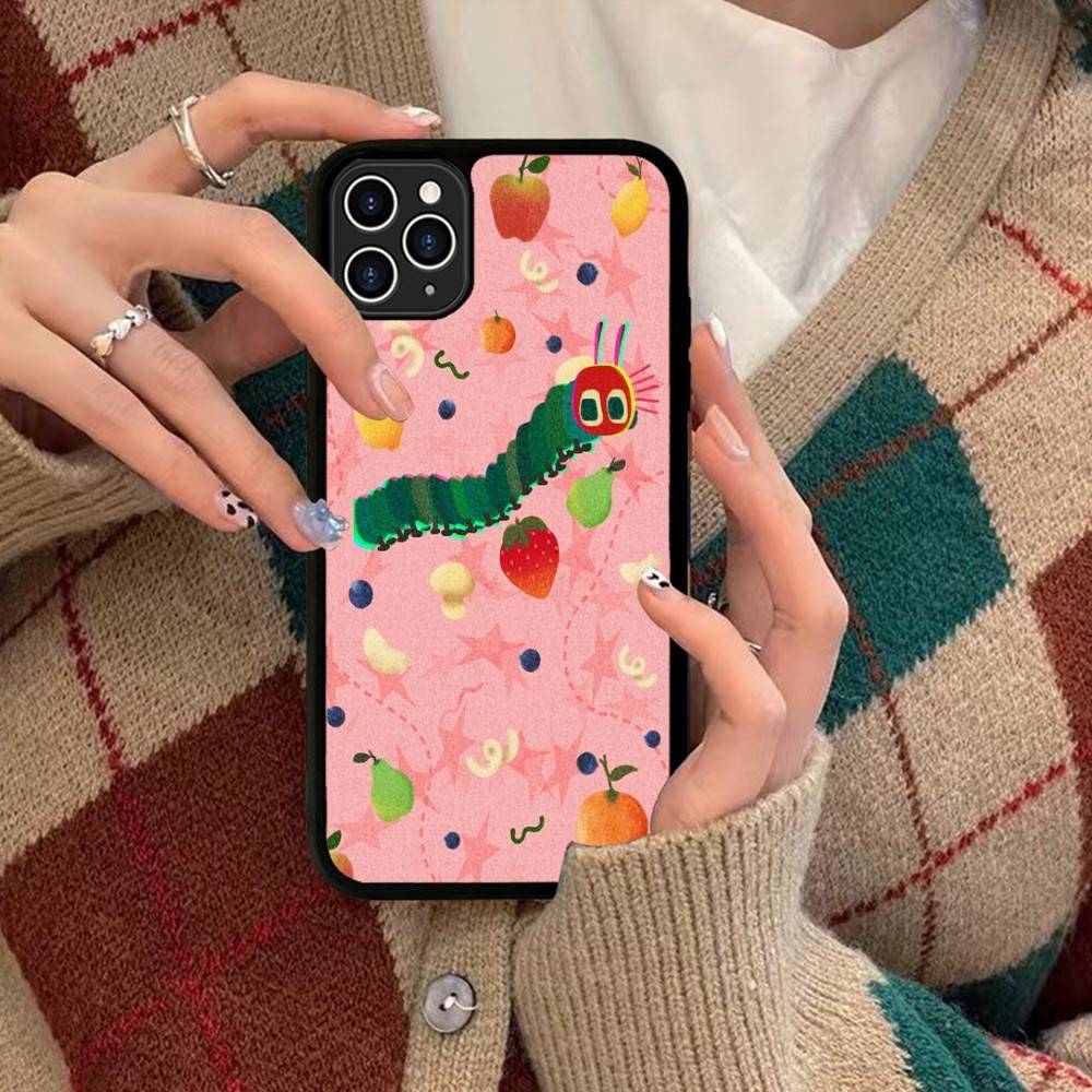 The Very Hungry Caterpillar For IPhone 17 16 15 14 13 Pro 12 11 Pro Max Hard PC+TPU Phone Cases Back Cover
