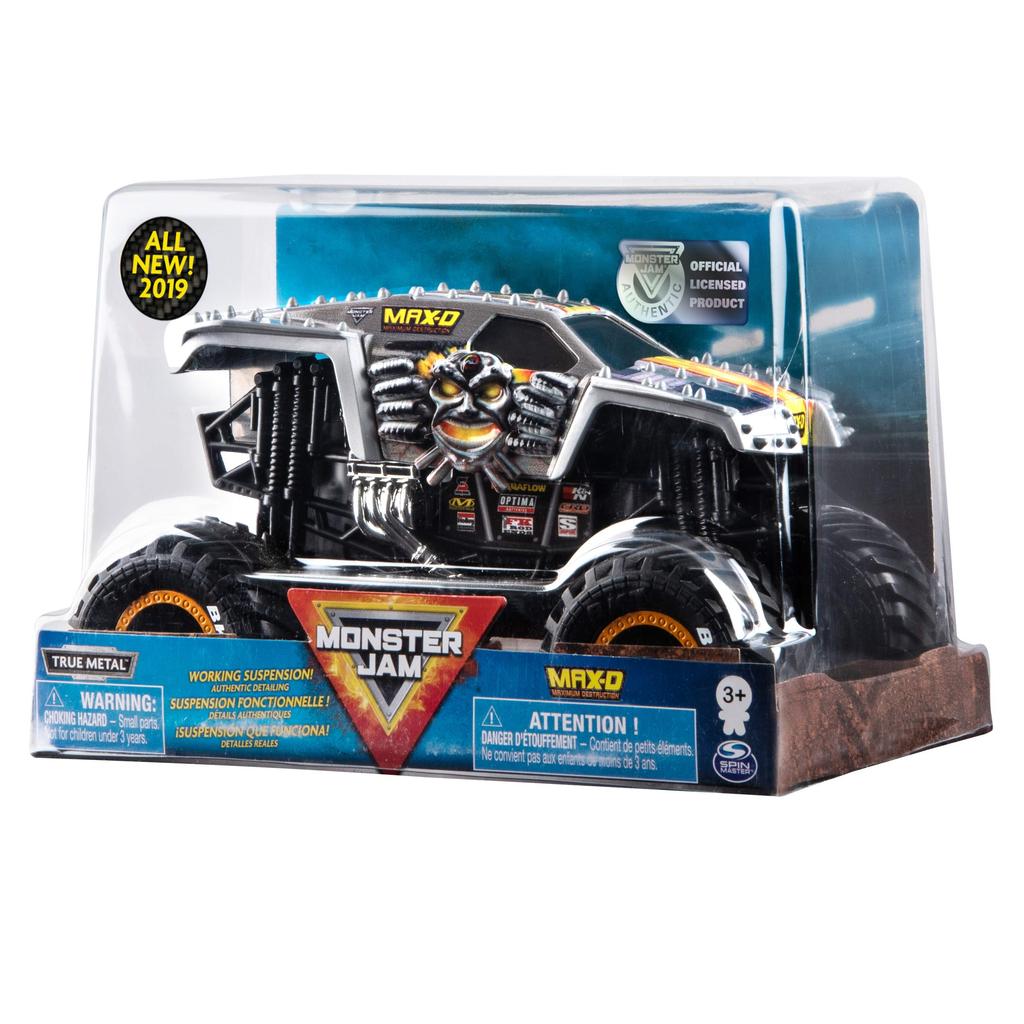 Official Monster Jam Max D Monster Truck Diecast Vehicle 1:24 Scale