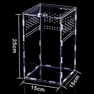 Transparent Acrntis Breeding Box Insect Reptile Cage Terrarium Feeding  Newylic      Ma