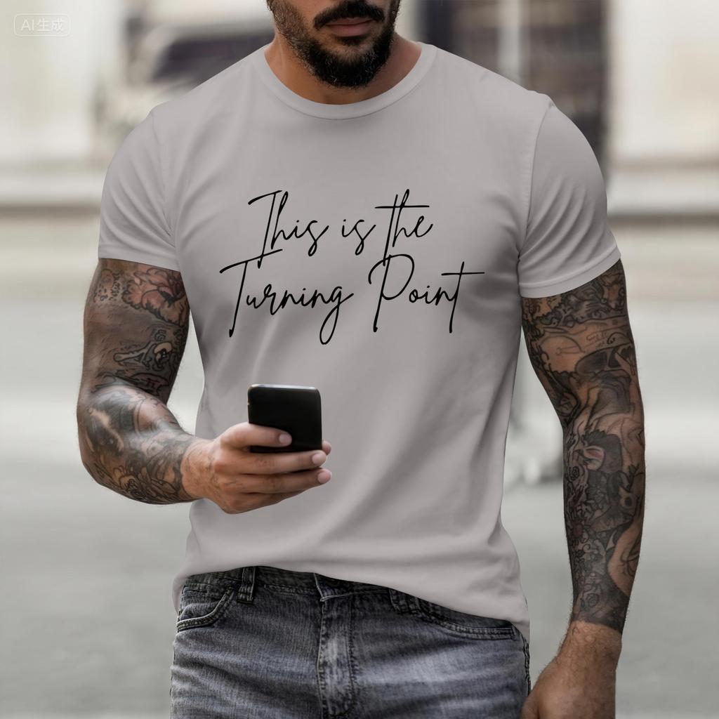 Fashion Round Neck Raglan Short Sleeve Workwear Printed Tops Ladies Summer Tops