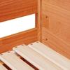 Extendable Daybed in Wax Brown 80 x 200 cm Solid Pine Wood