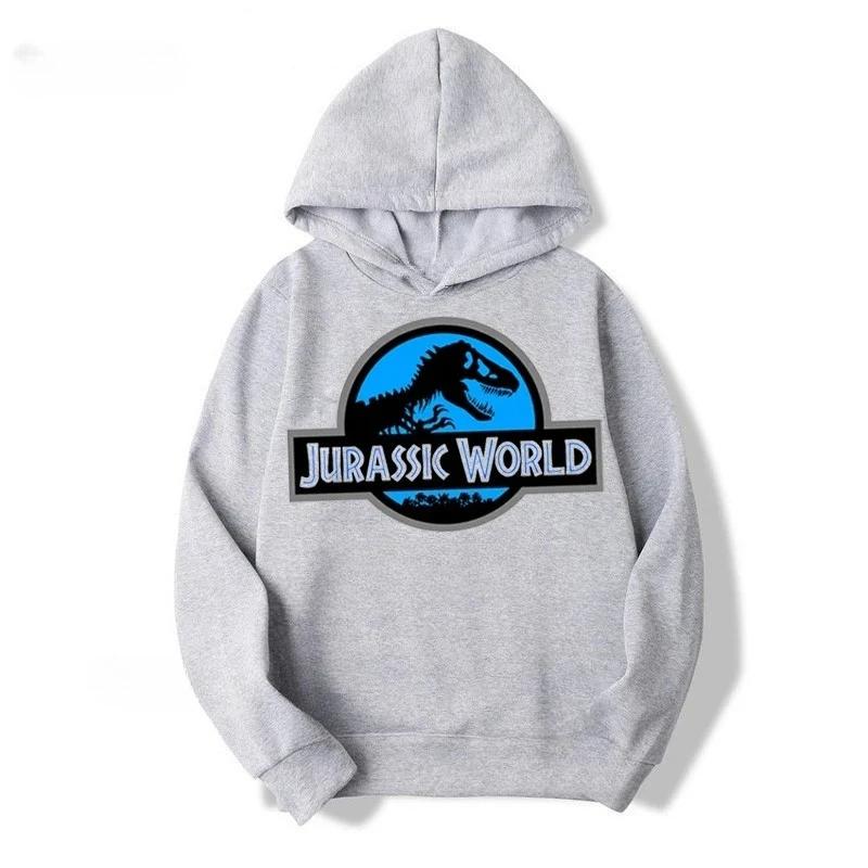 Jurassic Park Dinosaur Print Children's Hoodie, Comfortable, Soft, High-quality Sweatshirt, Warm Top for Autumn and Winter