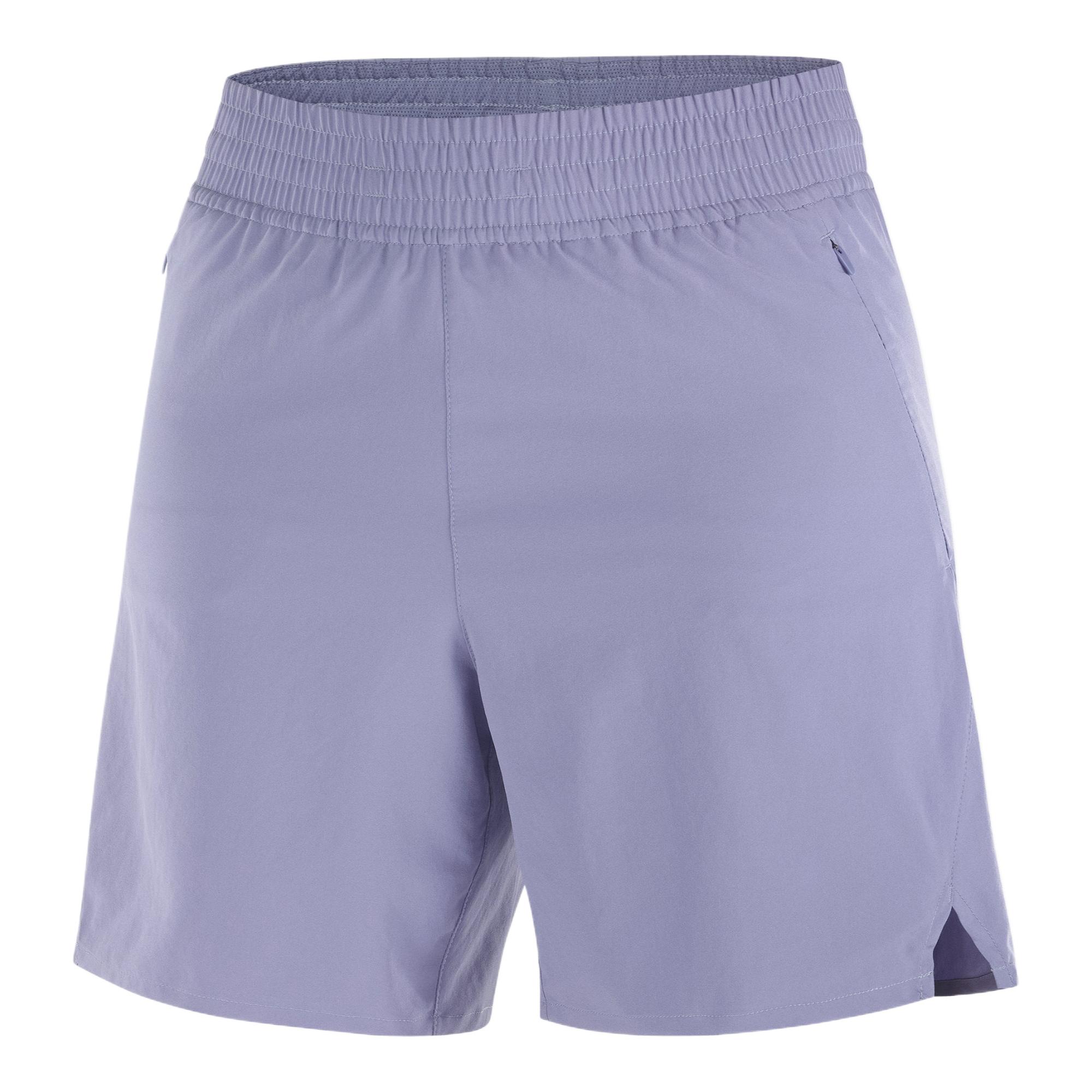 

Salomon Shakeout Core 6 Breathable Lightweight Quick-Dry Comfortable Casual Shorts Women shorts Blue Granite C24520 XS