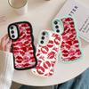 Soft Phone Cover Case for Samsung Galaxy A12 A52 A16 A21s A11 A14 A15 A13 A23 A33 A53 A22 A04 A05 A06 A03 Retro And Sexy Red Lip