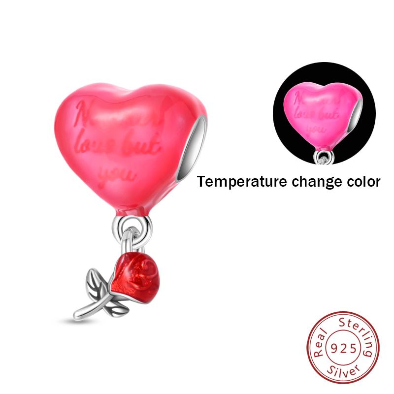 Copper Luminous Apple Lantern Elf Deer Pendant Balloon Rainbow Donut Charms Beads Fit Qikaola Bracelets Diy Jewelry