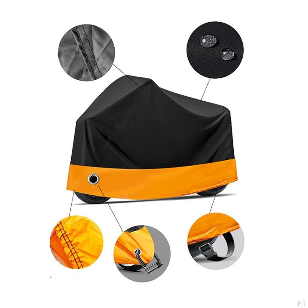 Motorcycle Cover Outdoor Protection Motorcycles Vehicle Scooter Orange