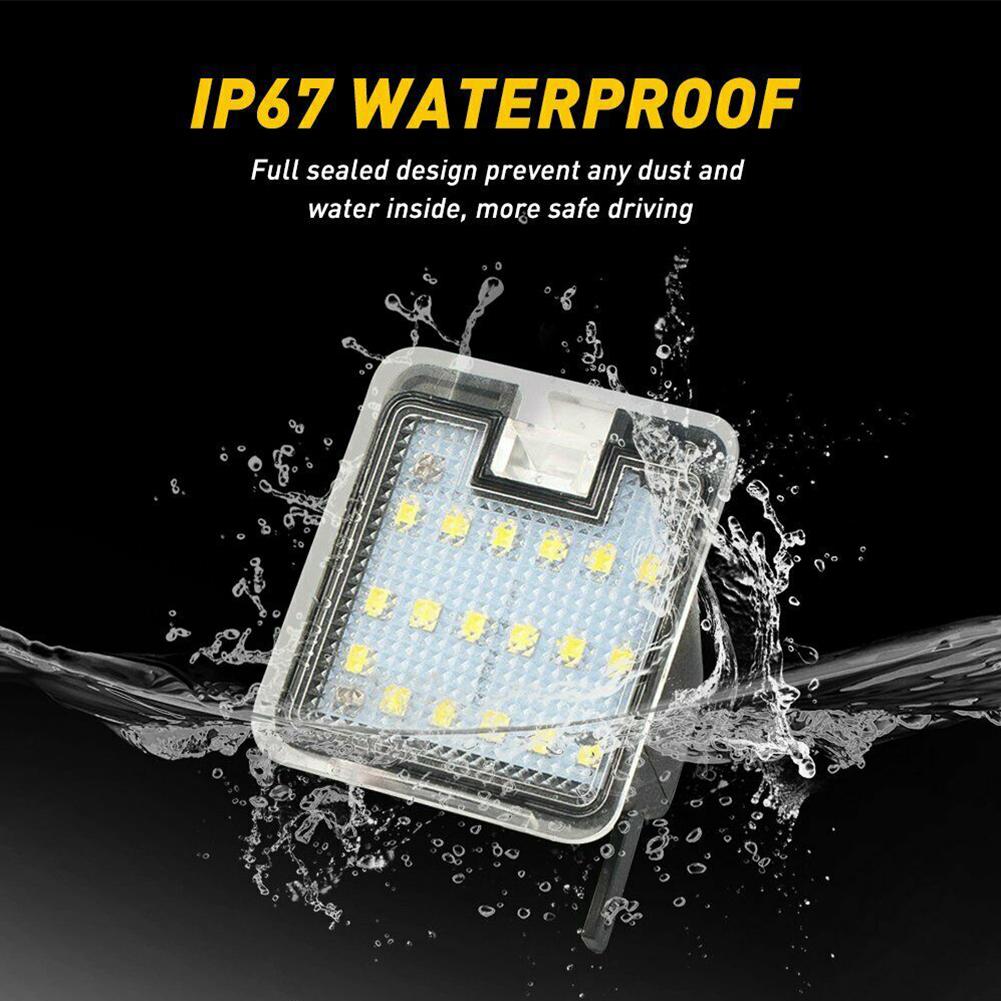 2ks LED boční zpětné zrcátko podlahové světlo do louže uvítací světlo pro Mondeo MK4 Focus Dopo Escape C-Max boční světlo