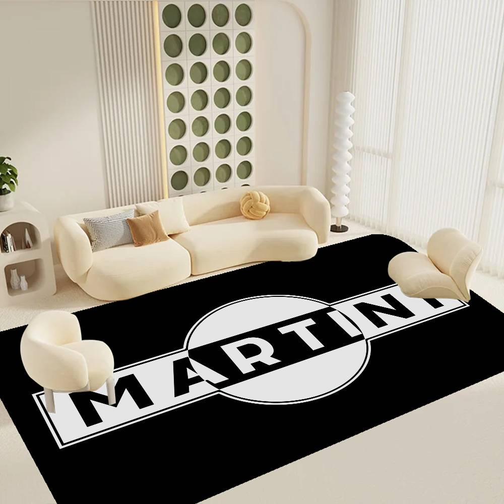 M-Martinis Logo Door Mat Kids Room Bedroom Decoration Balcony Anti-Slip Doormat Living Room Doormat Area Rug
