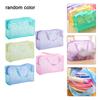 Beach Bag Cosmetic Bag Waterproof Bath Product Floral Printed Portable Storage Mesh Swimming Accessories High Quality