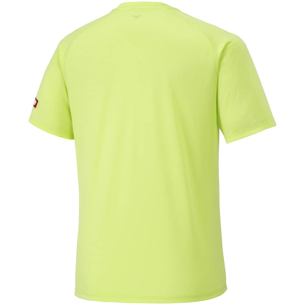 Table Tennis Game Short JTTA Lime XL Shirt, Sleeve, U-Neck, Unisex, Moisture-Wicking, Quick-Drying, Approved, 82JAA110, Green,