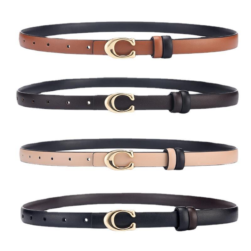 Popular Women's Fashion Belt Double-sided Belt Trendy and Versatile Jeans Dress Decoration Belt Women's Gift for Friends