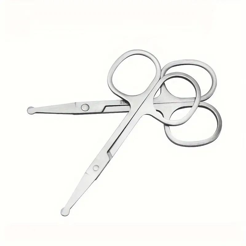 Augenbrauenschere Wimperntrimmer Nägel Augenbrauen Nasenhaare Wimpern Nagelhautschneider Maniküreschere Edelstahl Make-up Schönheitsschere