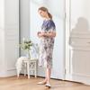 L Affair paisLey Muse Sand Beige Viscose Dress Lwofd131 Wh