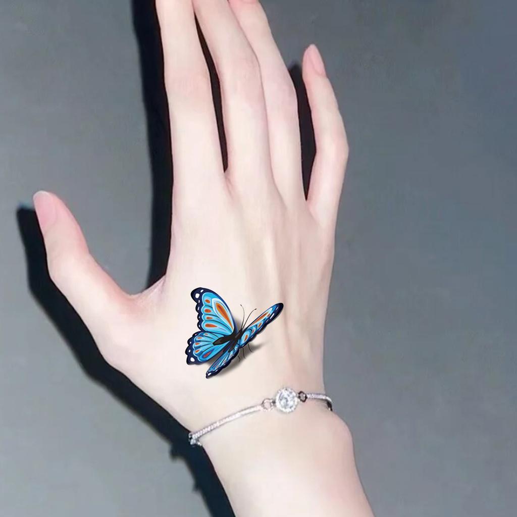 3D Waterproof Fun Stickers, Colorful Three dimensional Butterfly Fun Stickers