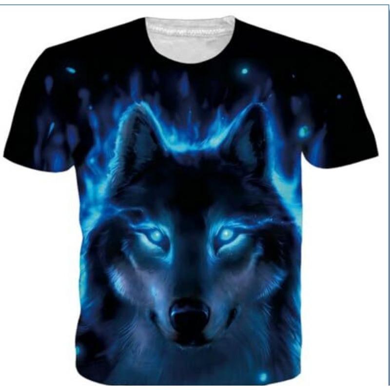 

Мужская футболка с круглым вырезом и 3D цифровой печатью, модная футболка с коротким рукавом 6XL